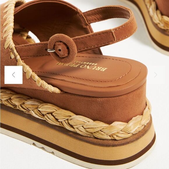 Anthropologie Bruno Premi Cross-Strap Platform Espadrille Sandals US 6 - Picture 11 of 12